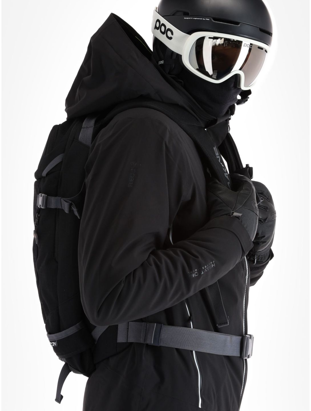 Helly Hansen, Alpha 4.0 chaqueta de esquí hombres Black negro 