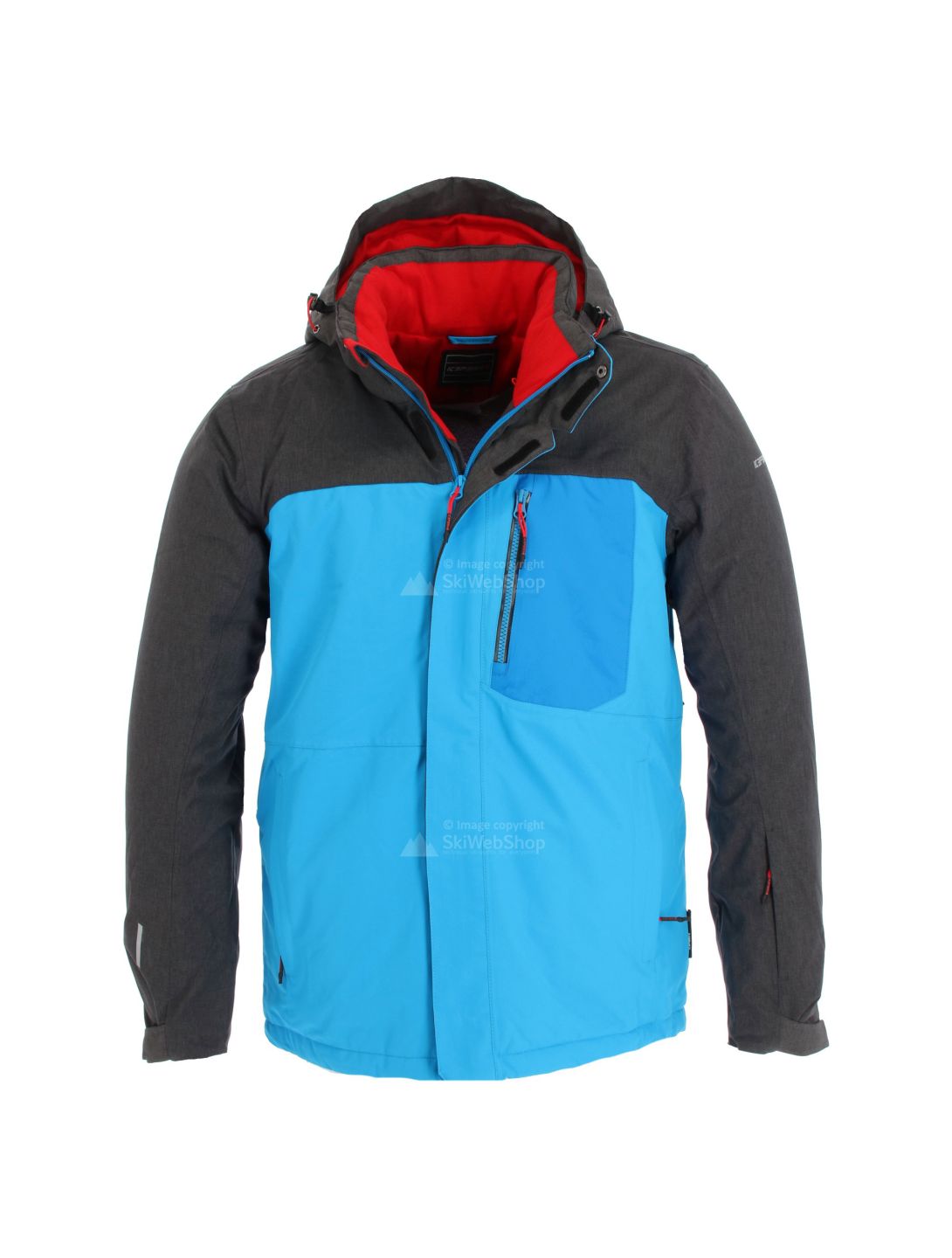 Icepeak, Ken, chaqueta de esquí, hombres, turquoise azul