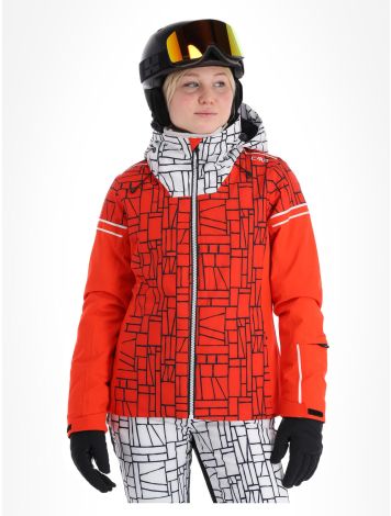 CMP, 31W0076 chaqueta de esquí mujeres grenadine rojo