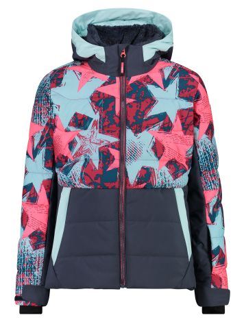 CMP, 34W4865P chaqueta de esquí niños Aqua / Gloss / Teal multicolor, rosa