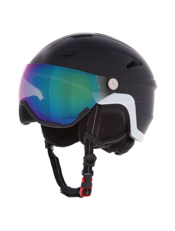 CMP, WJ-2 casco con visera niños Black negro