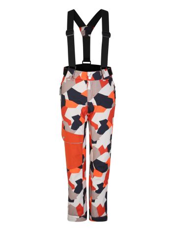 Dare2b, Pow pantalones de esquí niños Puffins Orange Geo Camo Print naranja