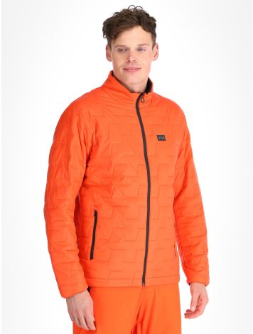 Helly Hansen, Lifaloft Insulator chaqueta de plumas hombres Cherry Tomato naranja
