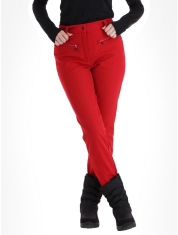 Icepeak, Enigma pantalones de esquí softshell mujeres Burgundy borgoña