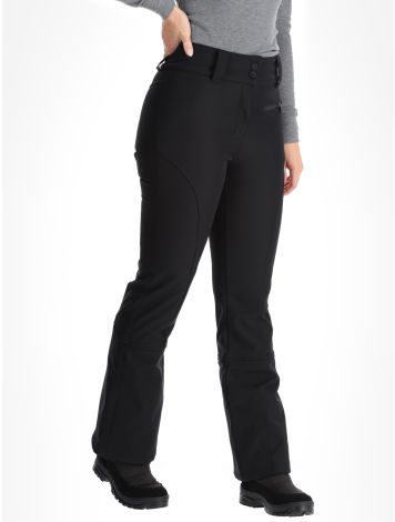 Rehall, Yves-R pantalones de esquí softshell mujeres Caviar negro