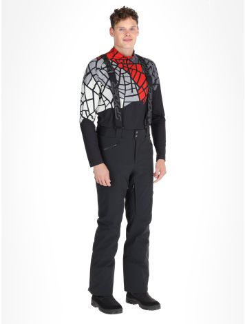 Spyder, Bormio pantalones de esquí hombres Black negro
