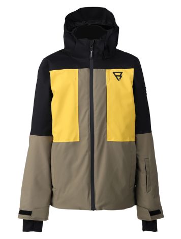 Brunotti, Aratiny chaqueta de esquí niños Dusky Green amarillo, negro, verde