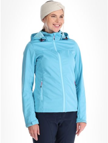 Icepeak, Boise chaqueta de esquí softshell mujeres Light Blue azul