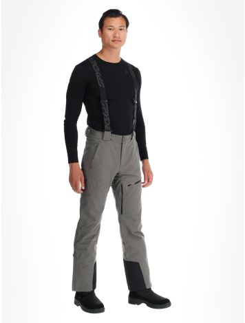 Spyder, Dare pantalones de esquí hombres Storm Melange gris